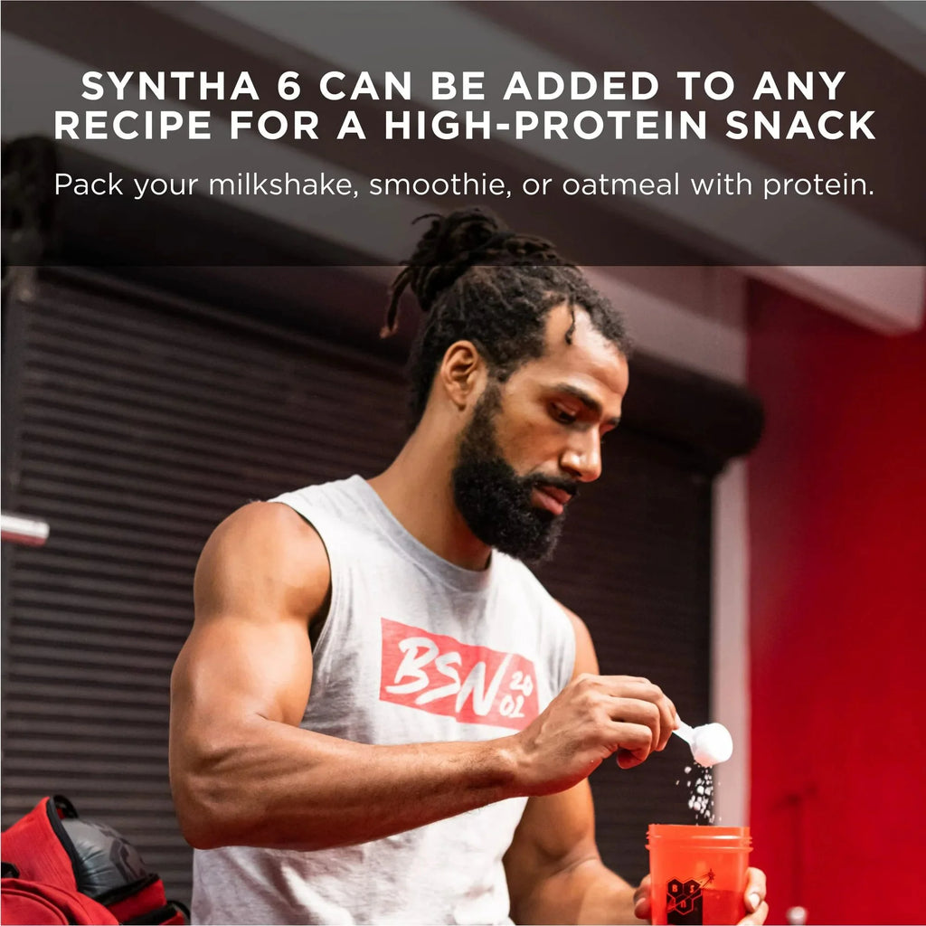SYNTHA-6 Edge Protein Powder, Vanilla Protein Powder with Hydrolyzed Whey, Micellar Casein, Milk Protein Isolate, Low Sugar, 24G Protein, Vanilla Milkshake, 28 Servings