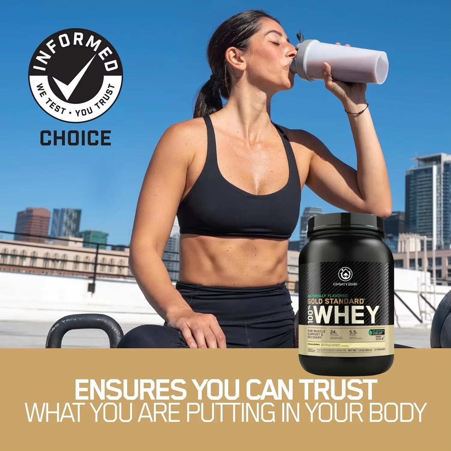 Certified Products Fuels Muscles for Productive Workouts Whey Protein Powder