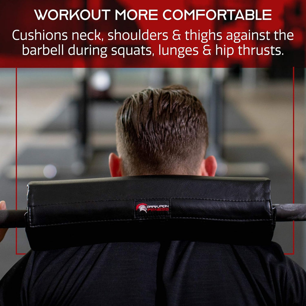 Barbell Pad - Blank - Extra Thick Padding for Weight Training, Squatting, Hip Thrusts Exercise Bar Protection & Support